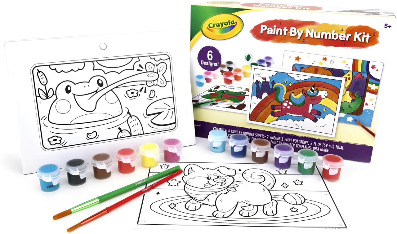 Crayola Paint By Numbers Kit