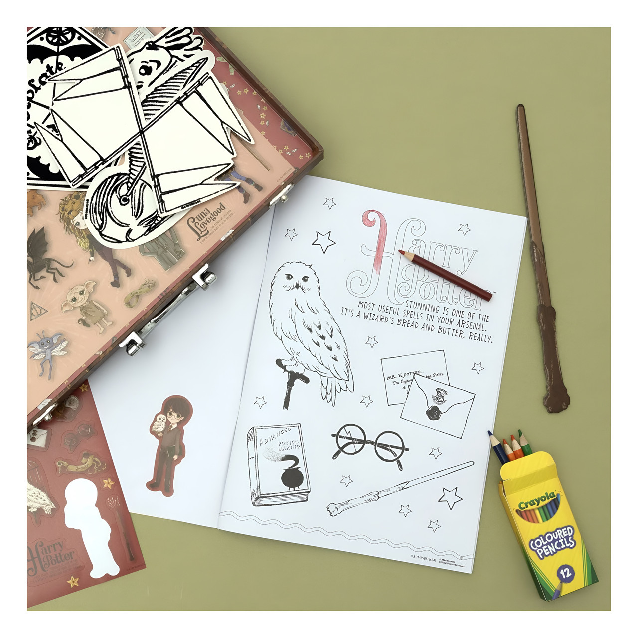 Crayola Harry Potter Magical Activity Case Crayola Harry Potter Magical Activity Case