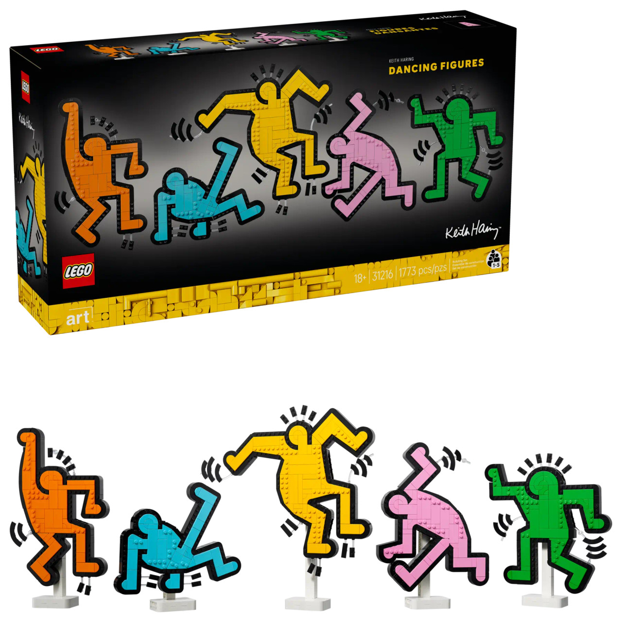 LEGO Art Keith Haring Dancing Figures 31216 LEGO Art Keith Haring Dancing Figures 31216