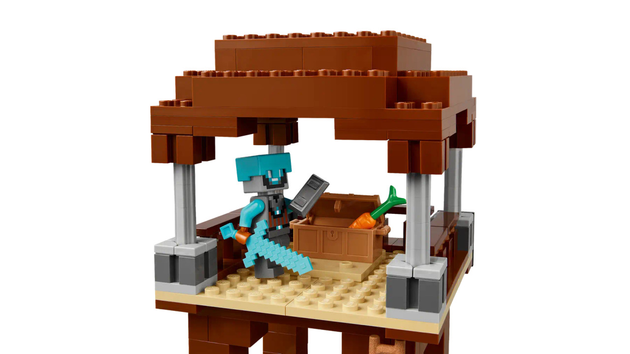 LEGO Minecraft The Pillager Outpost and Ravager 21278