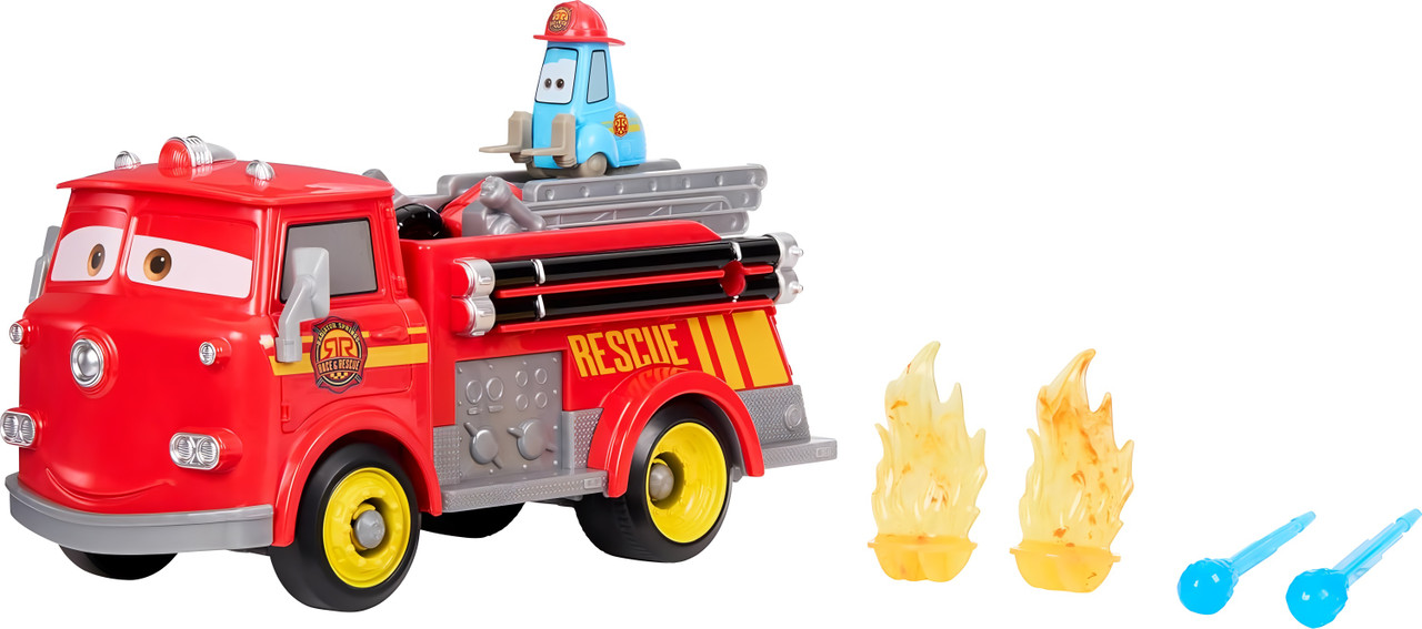 Disney Cars Radiator Springs Race and Fire Rescue Playset