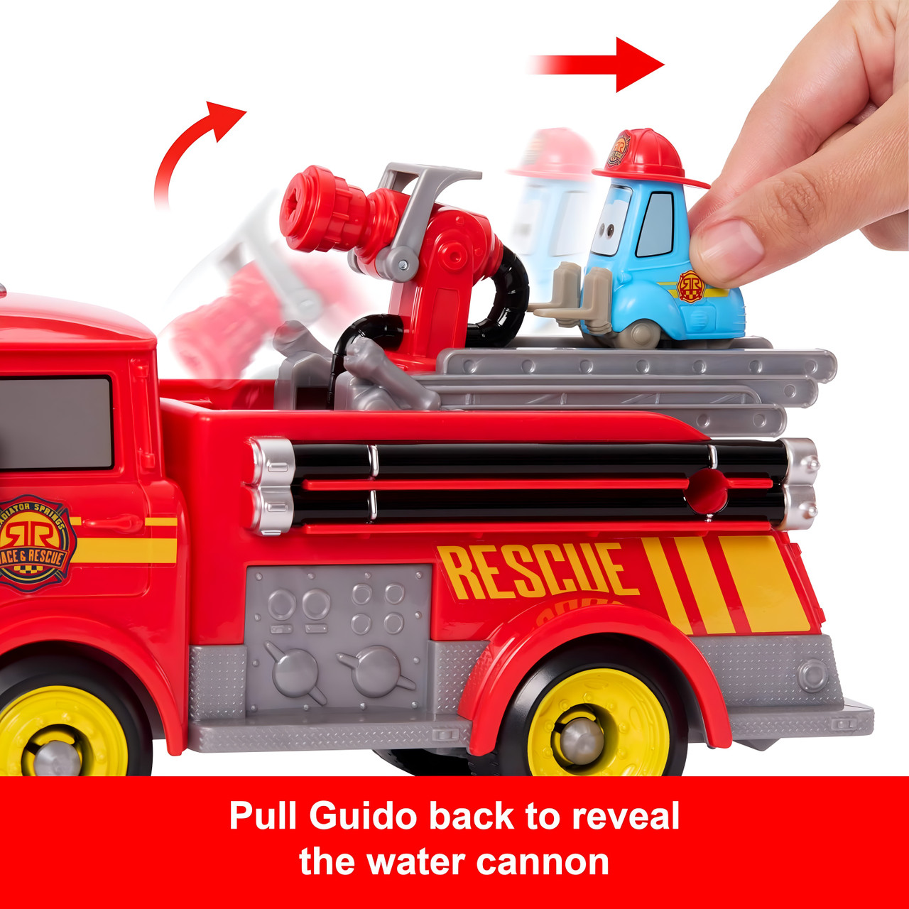 Disney Cars Radiator Springs Race and Fire Rescue Playset