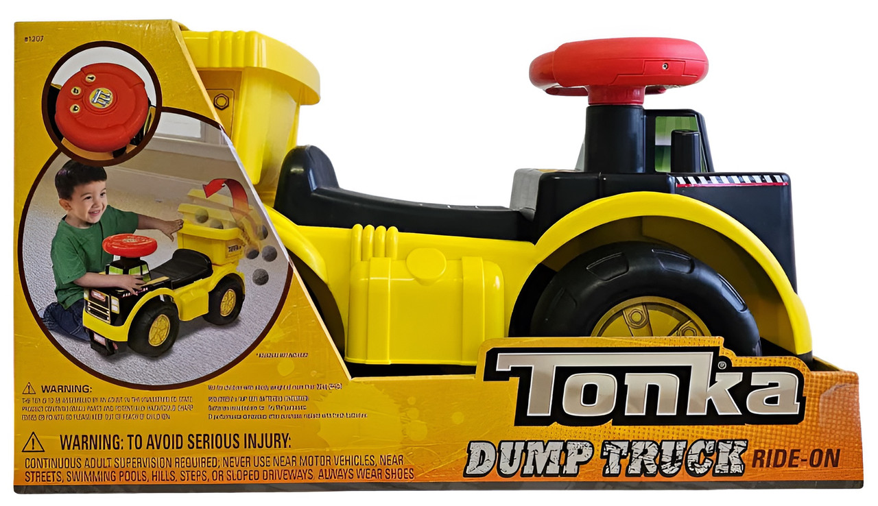 Tonka Dump Truck Ride-On Toy