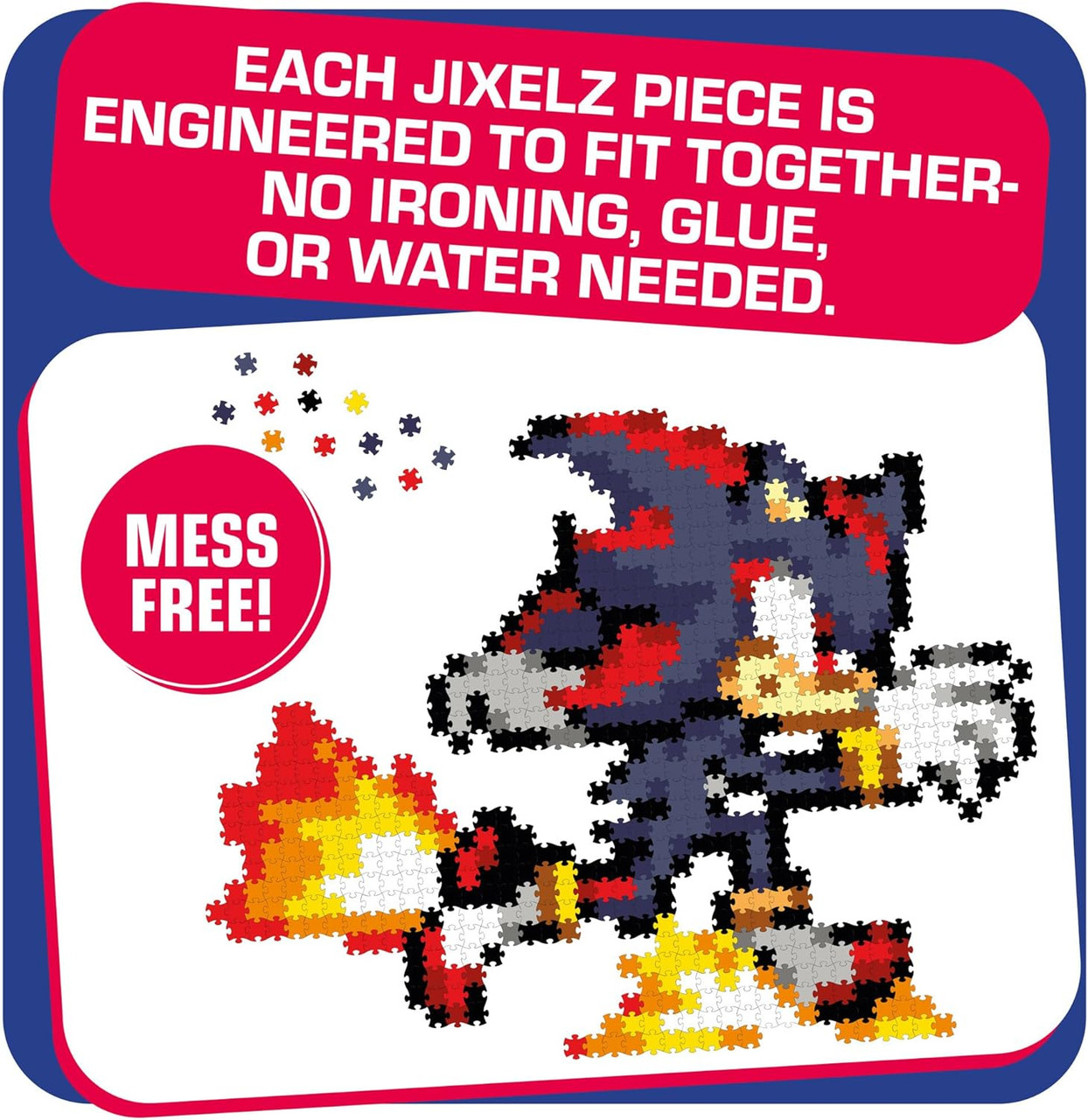 Jixelz Remix Sonic The Hedgehog Craft Kit - Run Shadow Jixelz Remix Sonic The Hedgehog Craft Kit - Run Shadow