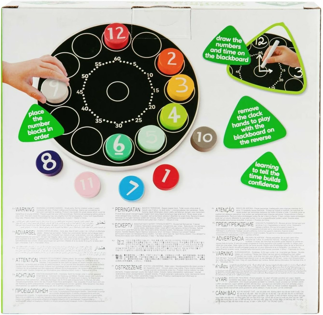 Early Learning Centre - Wooden Teaching Clock Early Learning Centre - Wooden Teaching Clock