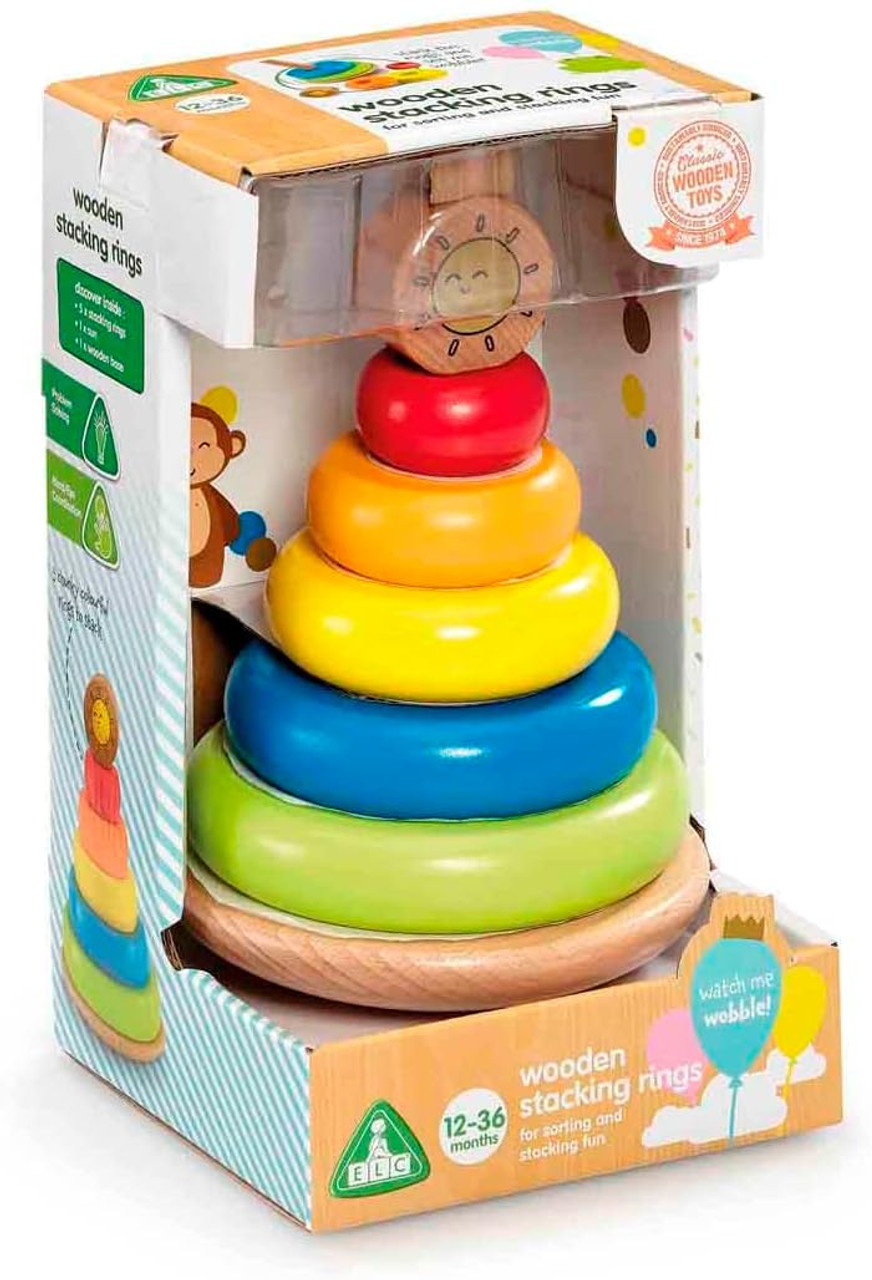 Early Learning Centre - Wooden Stacking Rings