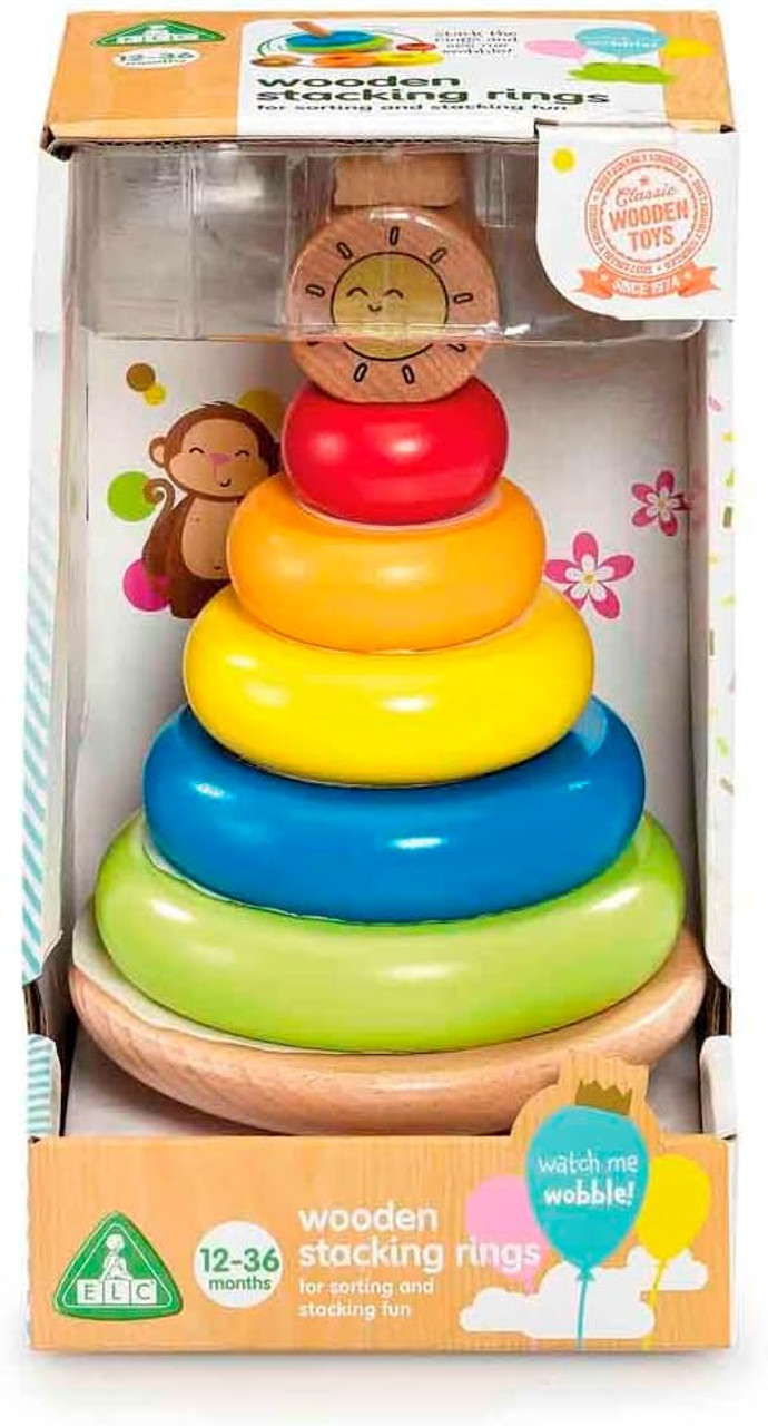 Early Learning Centre - Wooden Stacking Rings