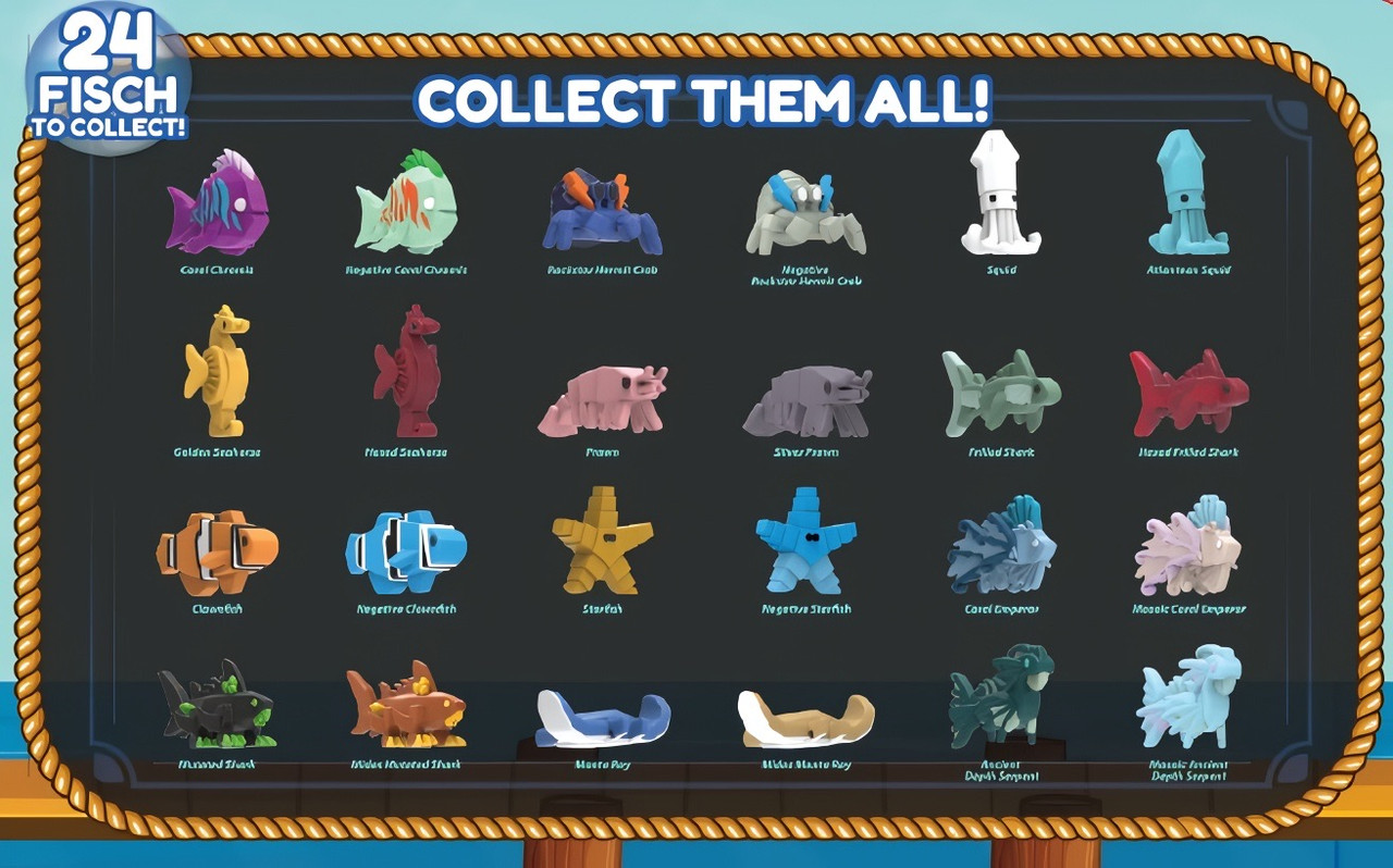 Fisch - Microfigure 4-pack Blind Bundle Box