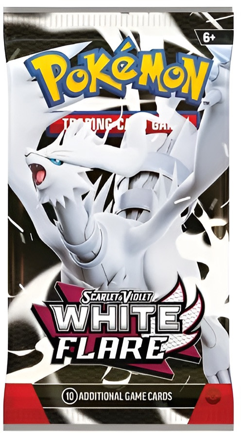Pokemon TCG: Scarlet & Violet White Flare Tech Sticker 3-Pack