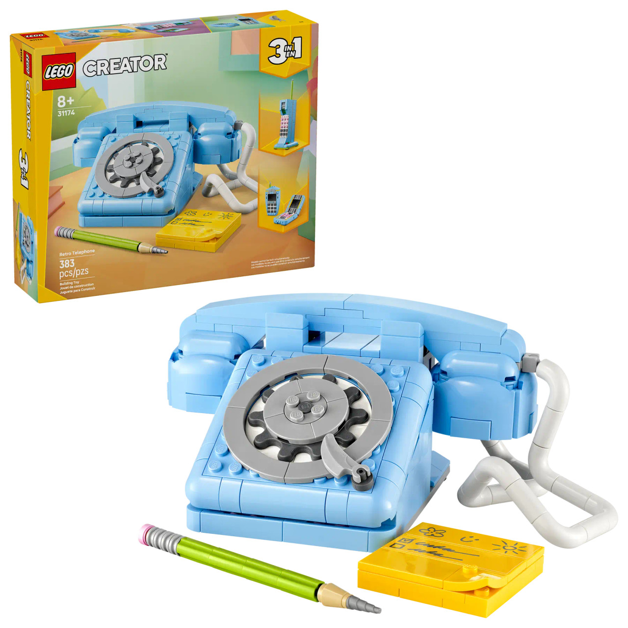 LEGO Creator 3-in-1 Retro Telephone 31174
