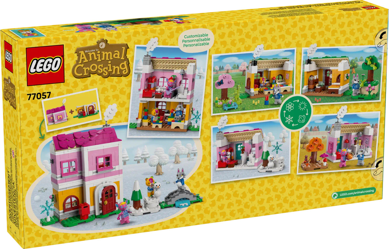 LEGO Animal Crossing Creative Houses: Seasons of Fun 77057
