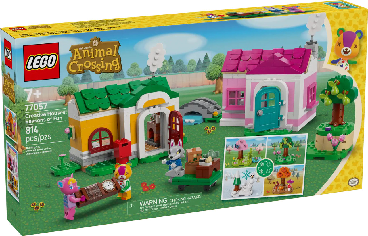 LEGO Animal Crossing Creative Houses: Seasons of Fun 77057