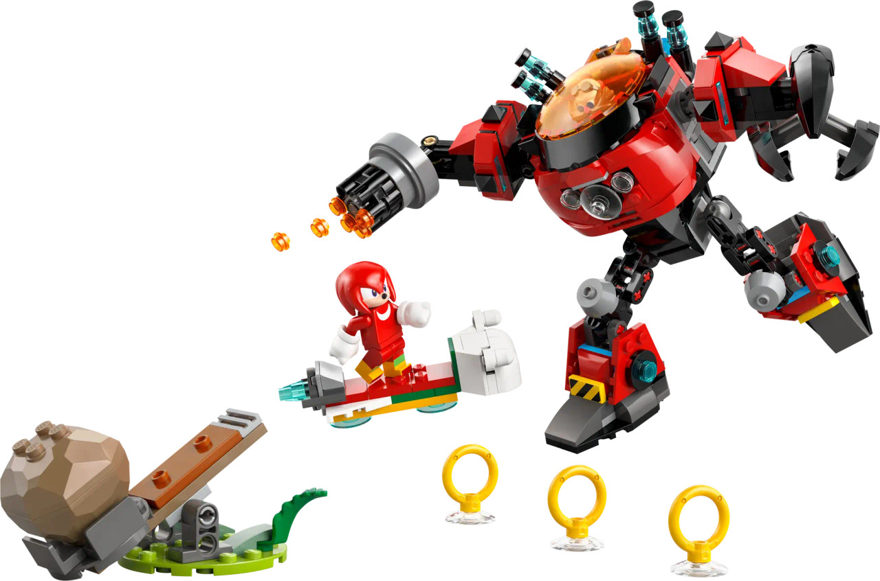 LEGO Sonic The Hedgehog Knuckles vs. Dr. Eggman Egg Crusher Mech 77005