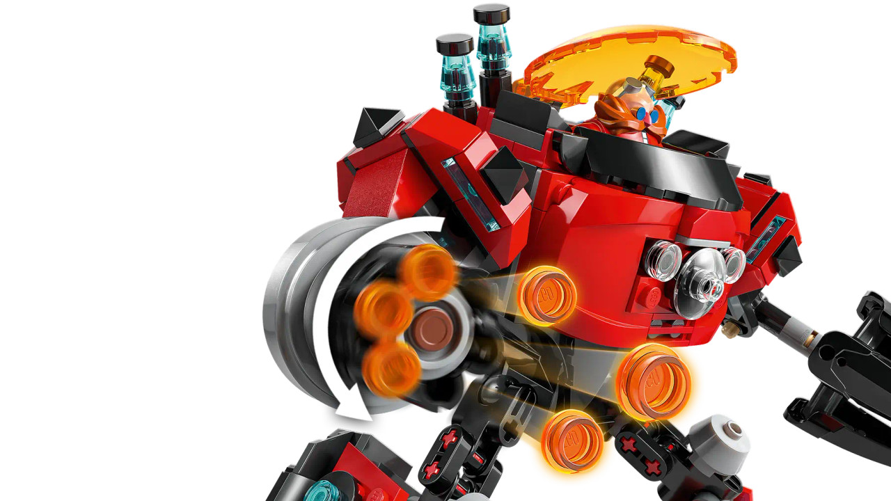 LEGO Sonic The Hedgehog Knuckles vs. Dr. Eggman Egg Crusher Mech 77005