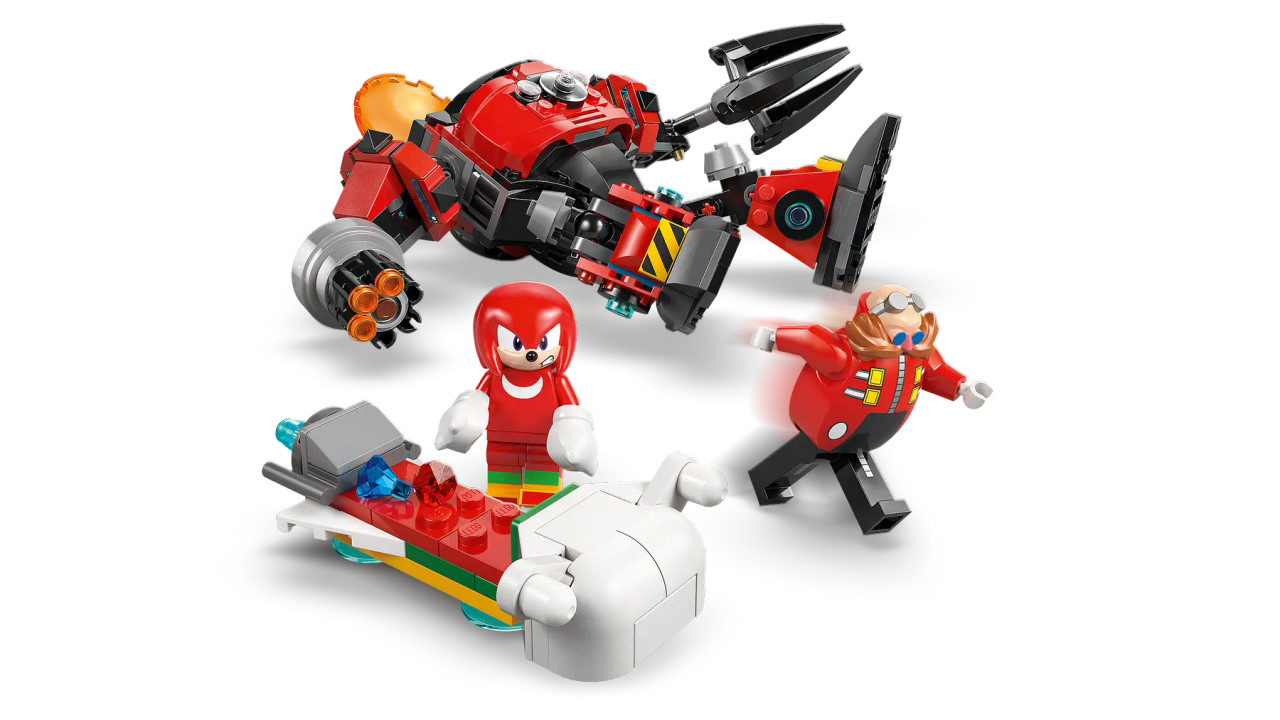 LEGO Sonic The Hedgehog Knuckles vs. Dr. Eggman Egg Crusher Mech 77005
