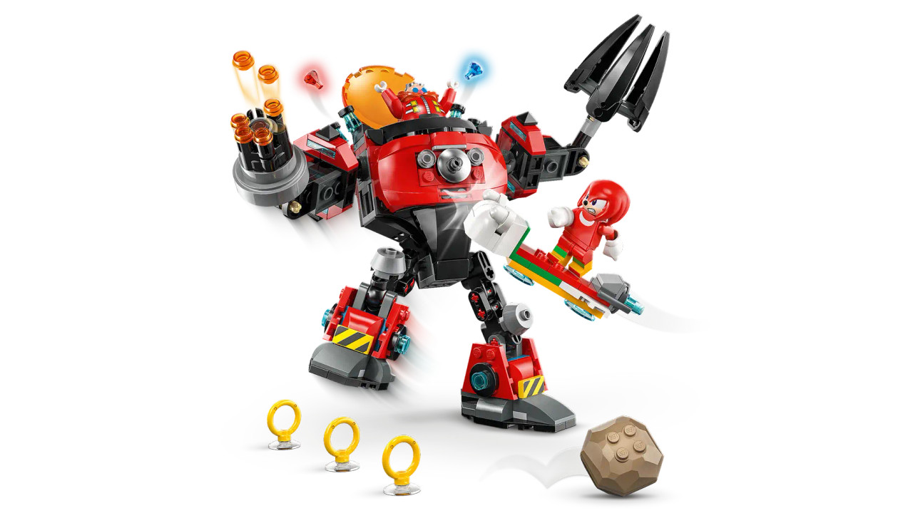 LEGO Sonic The Hedgehog Knuckles vs. Dr. Eggman Egg Crusher Mech 77005