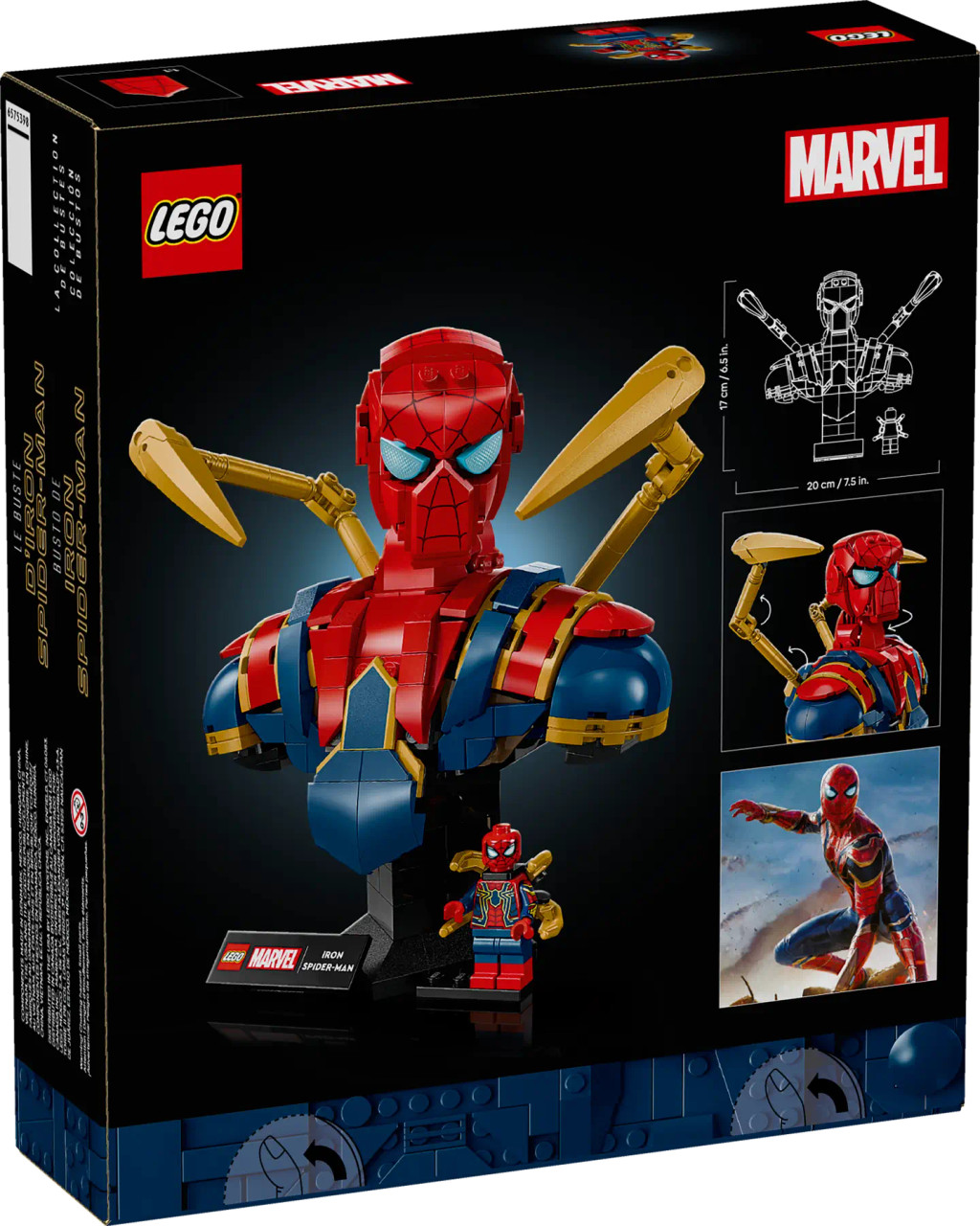LEGO Marvel Iron Spider-Man Bust 76326