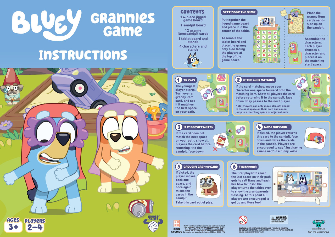 Bluey Grannies Game