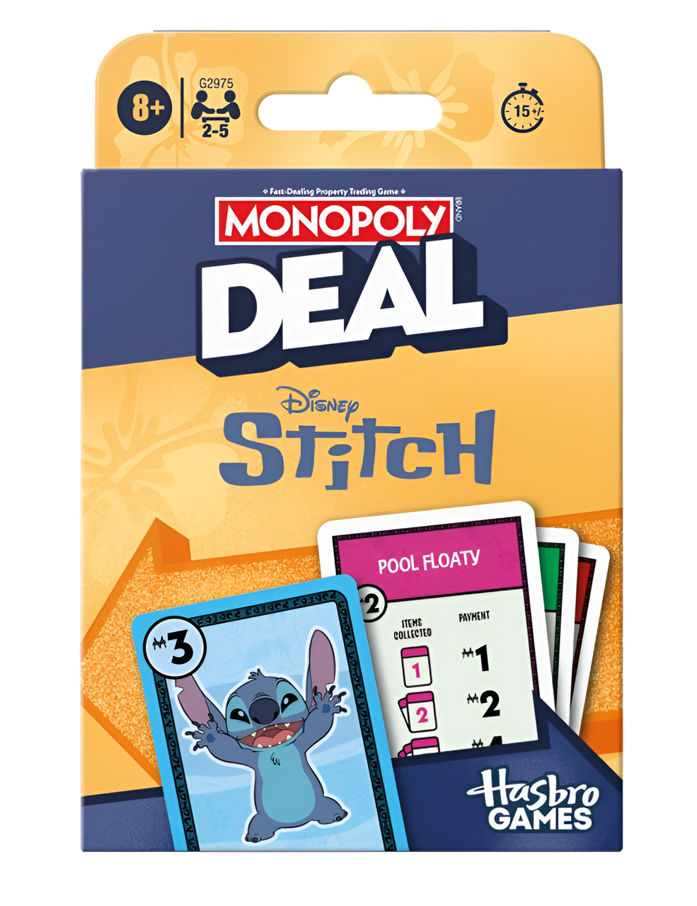 Monopoly Deal: Disney Stitch Edition Card Game