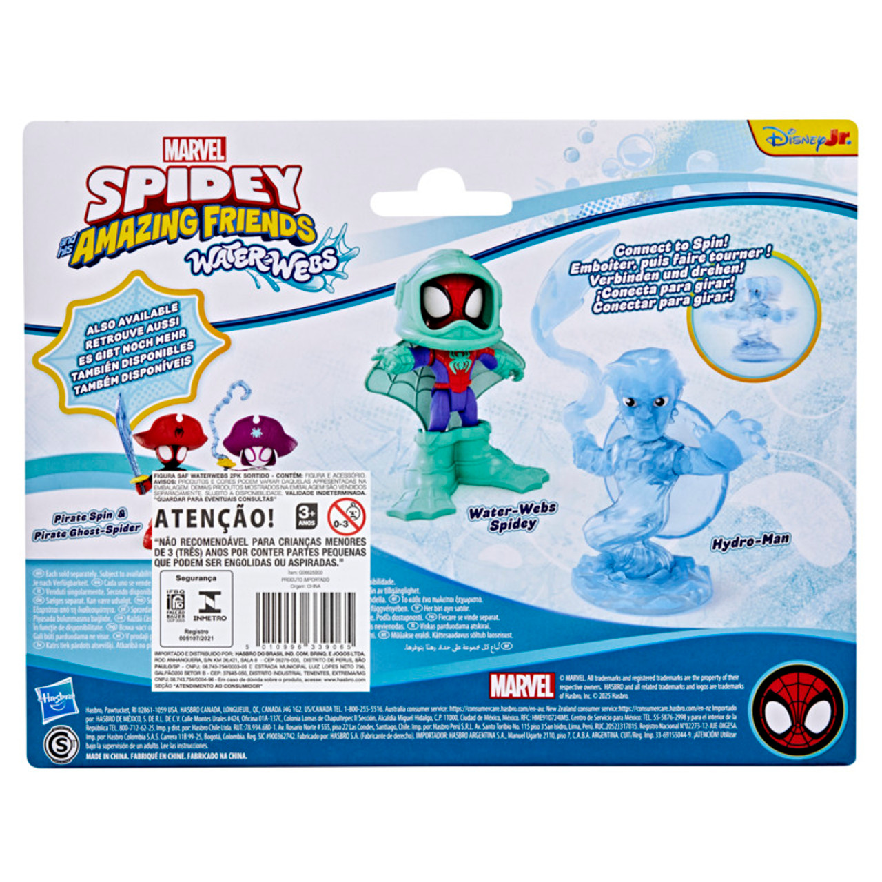 Marvel Spidey and his Amazing Friends Water-Webs Spidey & Hydro-Man