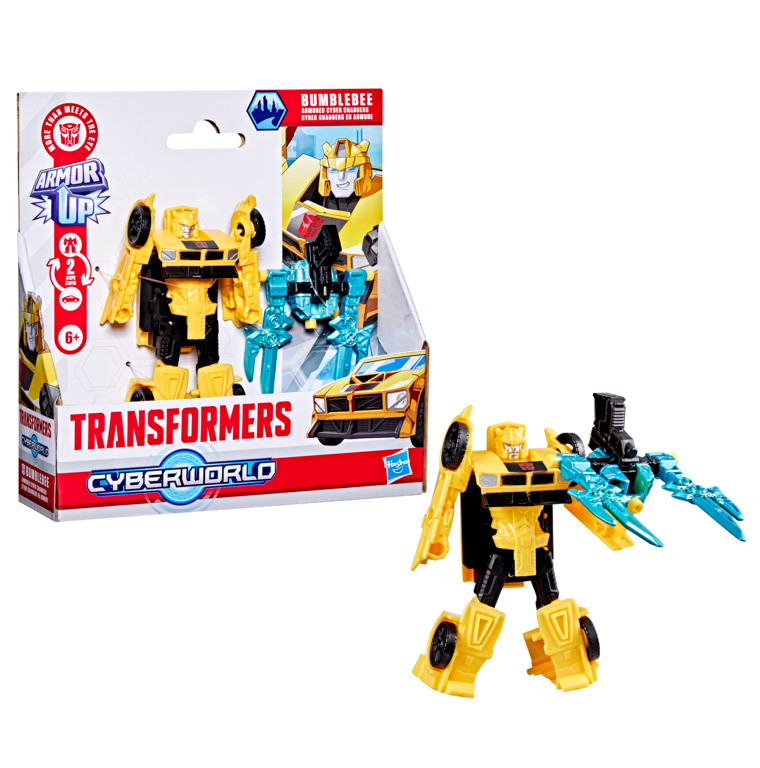 Transformers CYBERWORLD Armoured Cyber Changers 4 inch