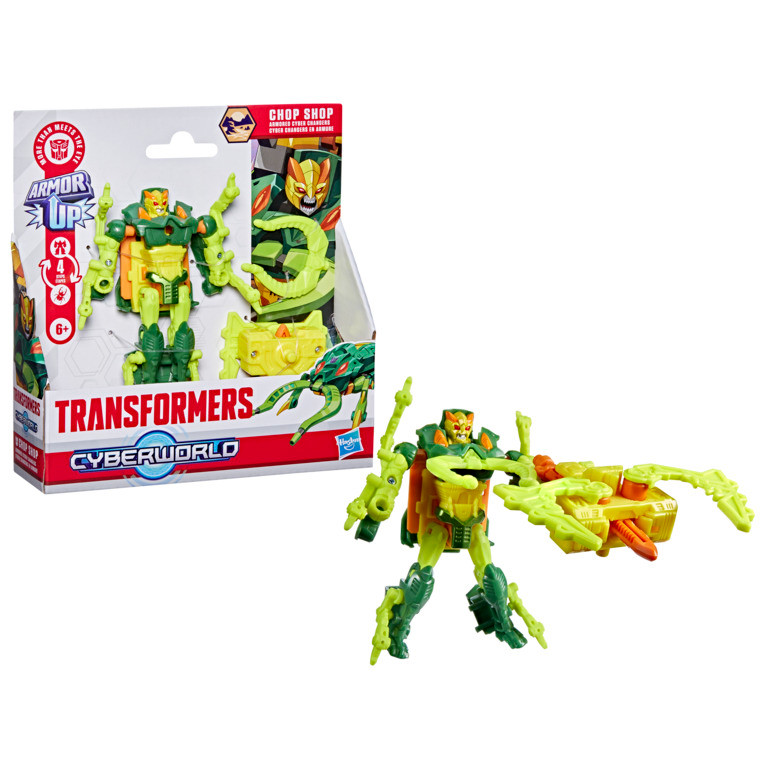 Transformers CYBERWORLD Armoured Cyber Changers 4 inch