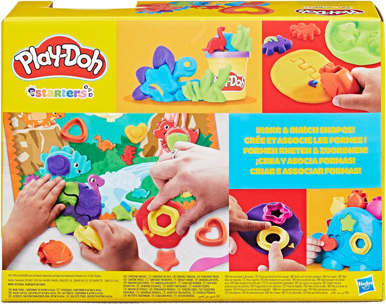 Play-Doh Starters Shapes & Colours Dinosaur Toy Play-Doh Starters Shapes & Colours Dinosaur Toy