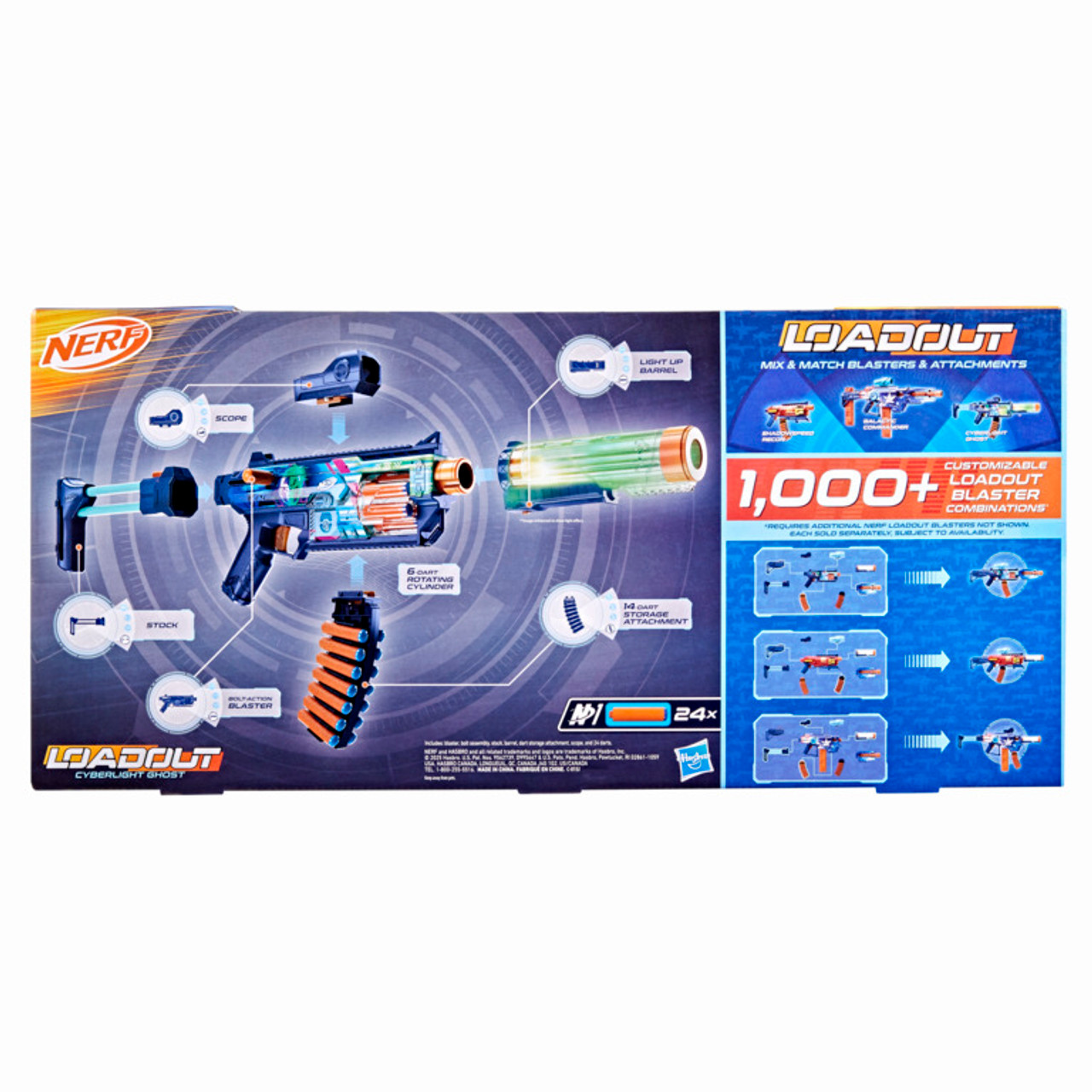 Nerf Loadout Cyberlight Ghost Blaster