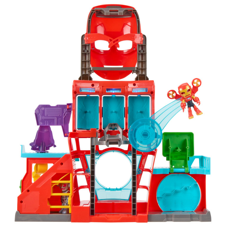 Marvel Iron Man and his Awesome Friends Iron Quarters Playset