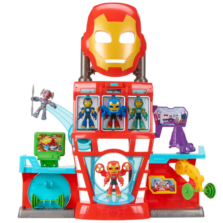 Marvel Iron Man and his Awesome Friends Iron Quarters Playset
