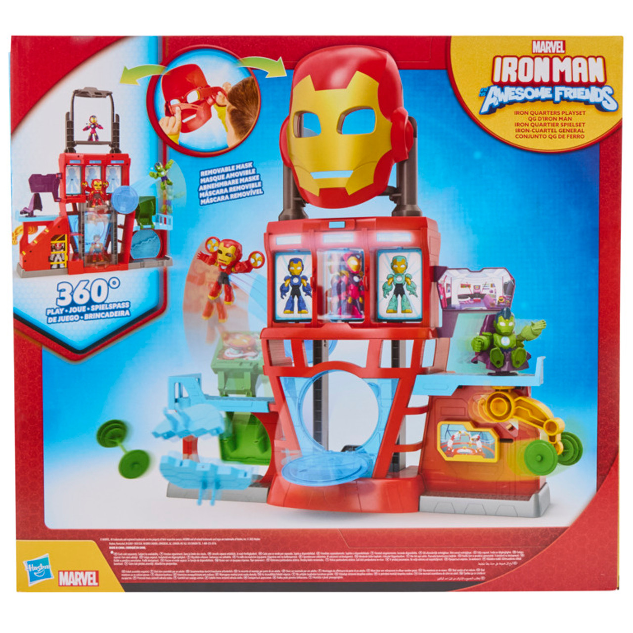 Marvel Iron Man and his Awesome Friends Iron Quarters Playset