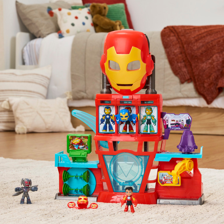 Marvel Iron Man and his Awesome Friends Iron Quarters Playset