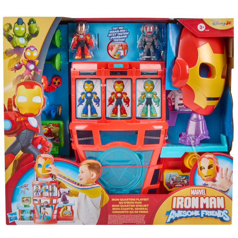 Marvel Iron Man and his Awesome Friends Iron Quarters Playset
