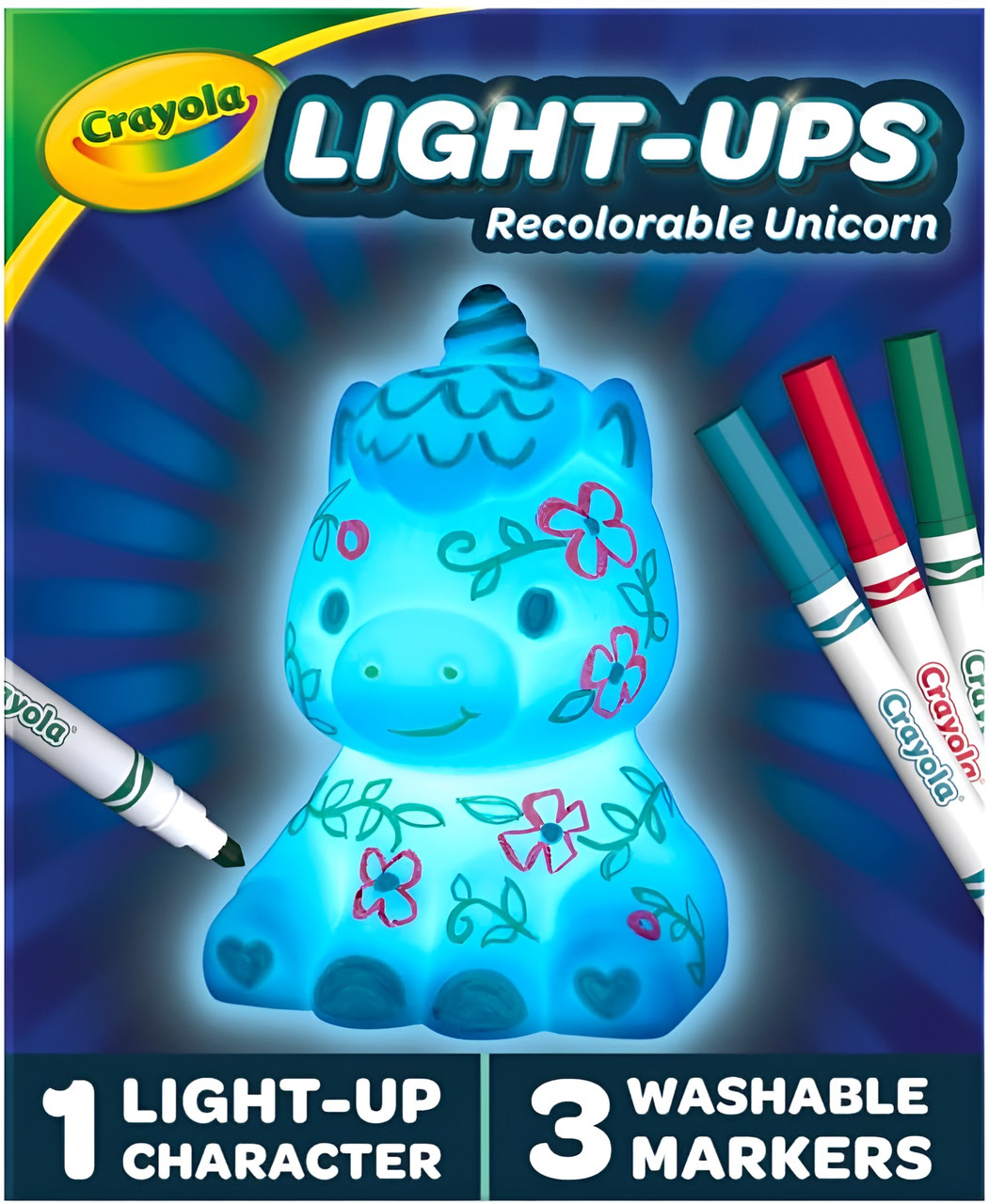 Crayola Light-Ups Recolourable Unicorn