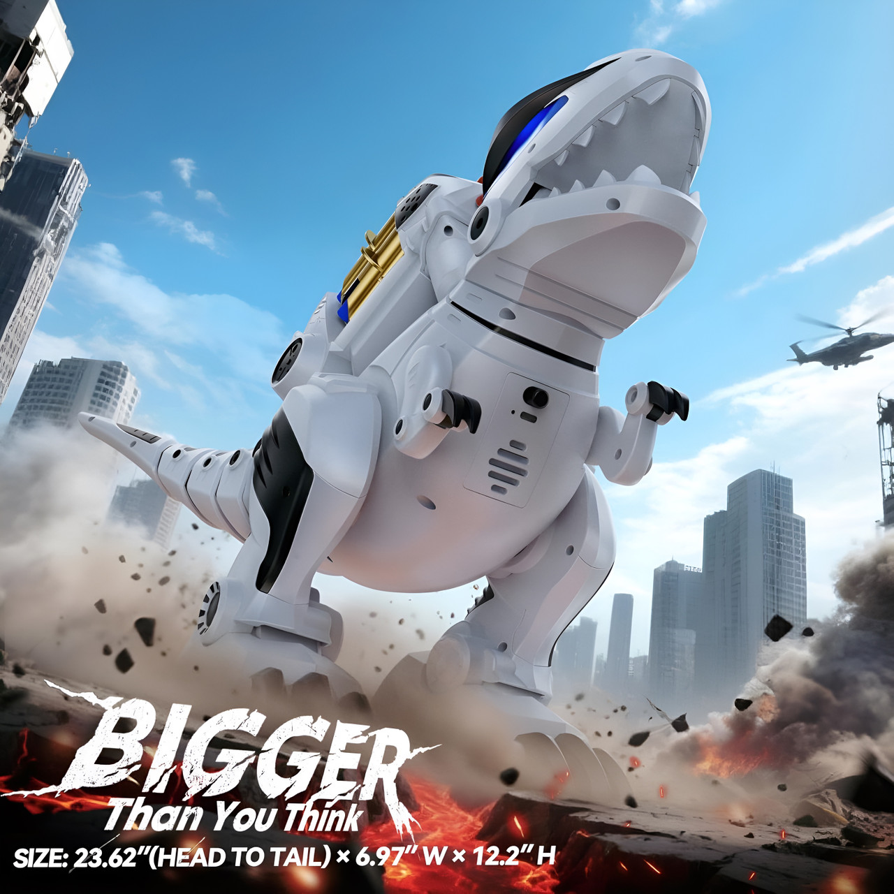 Robosquad Intelligent Tyrannosaurus Rex RC