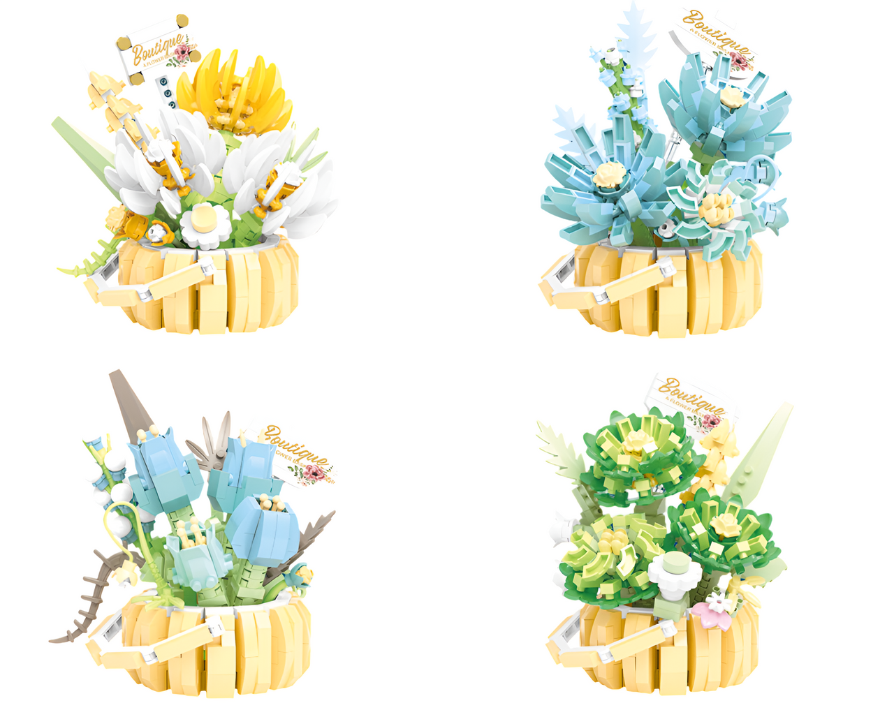 Flower Love Flower Collection 8 Potted Flowers 