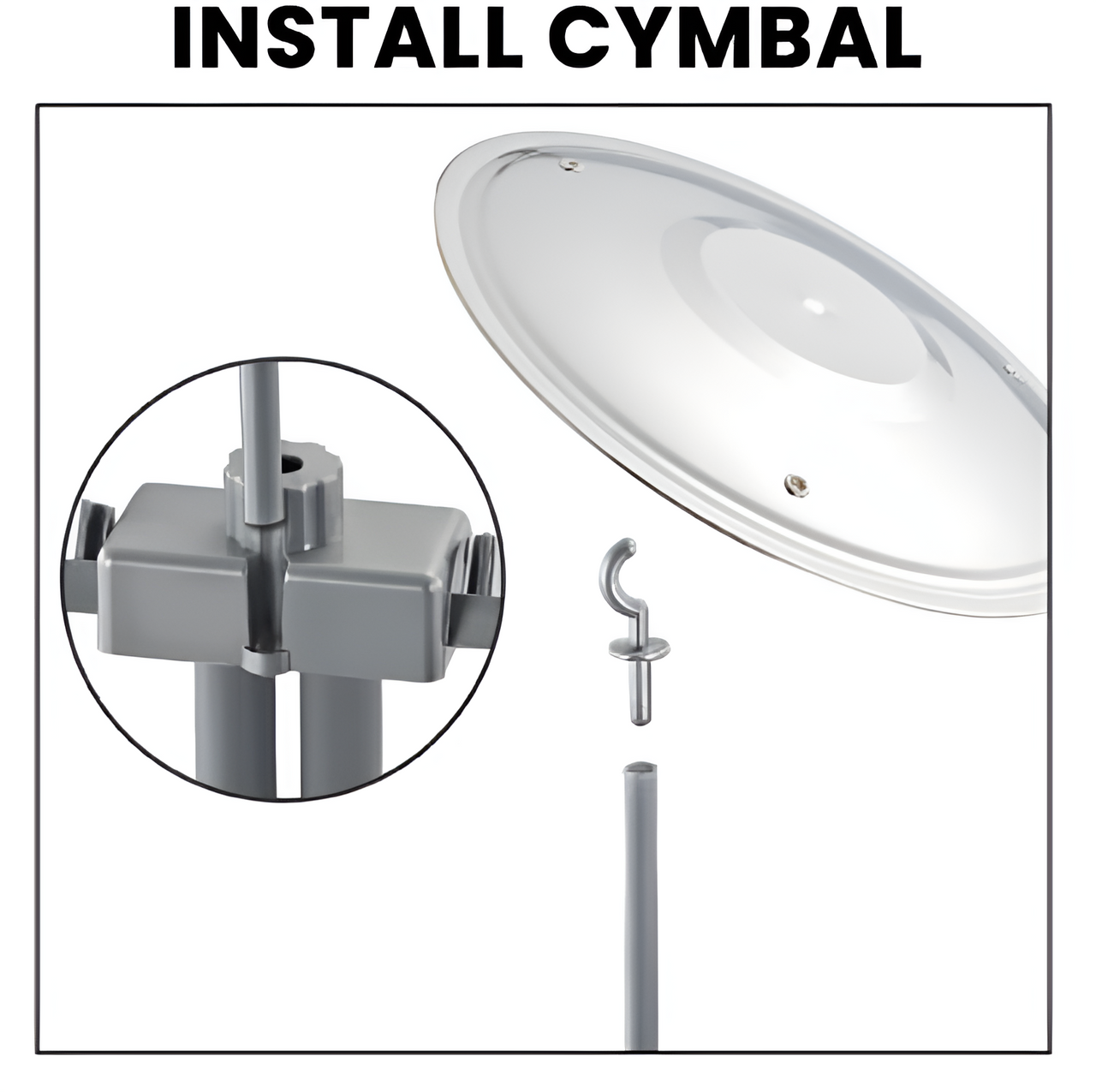 Power Sound Music 8pc Drum Set 