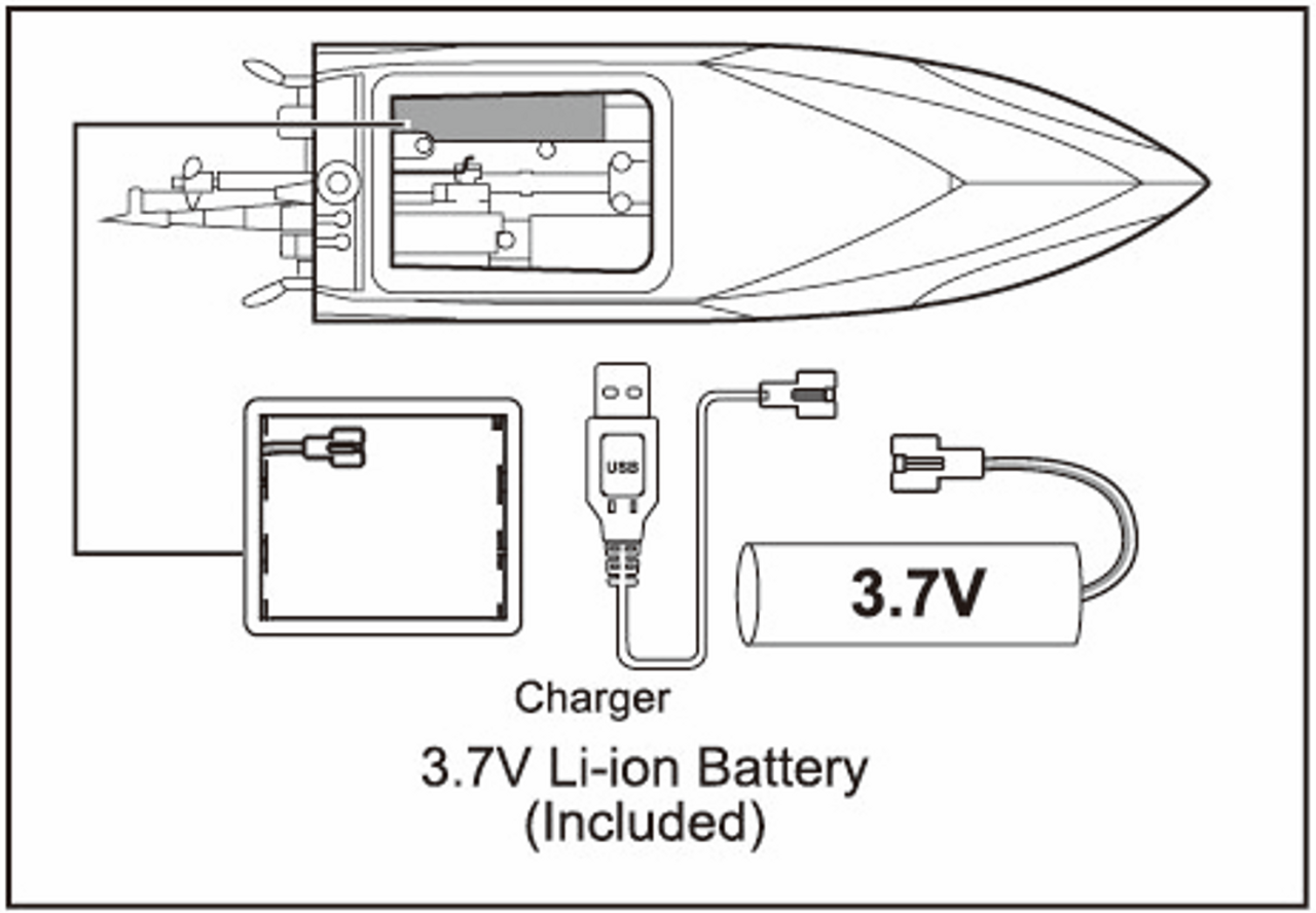 Tidal Race RC Velocity High Speed Boat