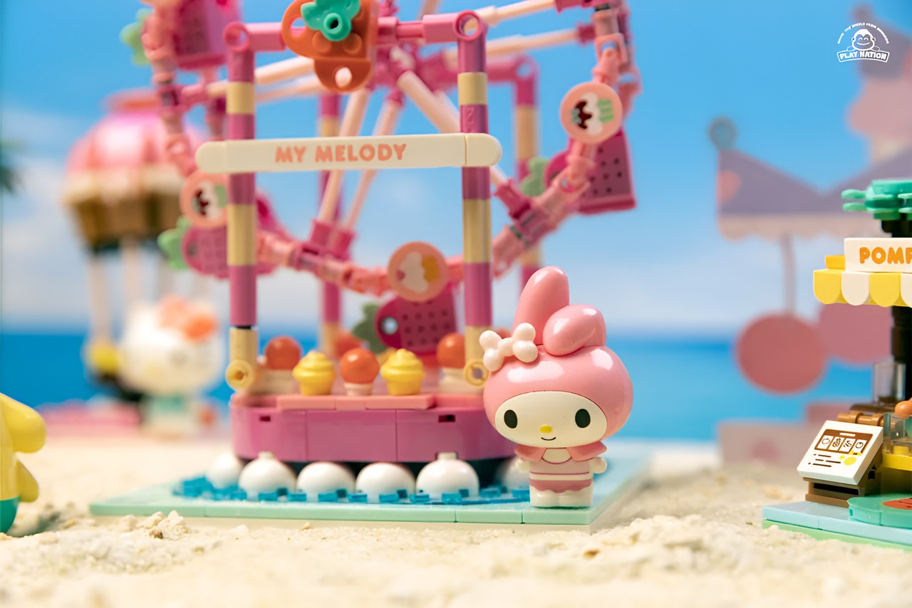 Hello Kitty YuMe Blocks Summer Wunderland Series - My Melody Ferris Wheel