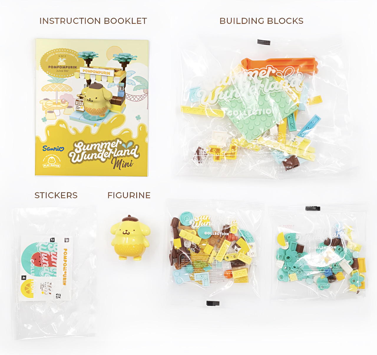 Hello Kitty YuMe Blocks Summer Wunderland Mini Series Hello Kitty YuMe Blocks Summer Wunderland Mini Series