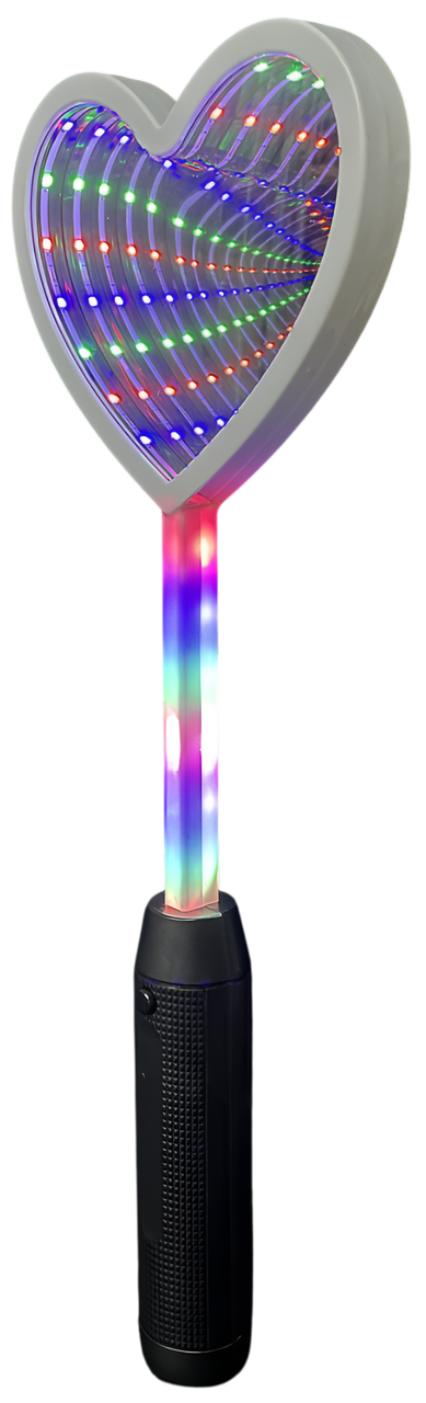 Glowwhirl LED Heart Wand