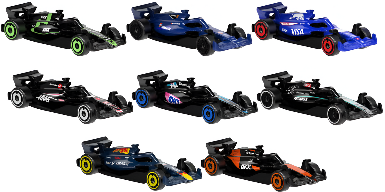Hot Wheels 1:64 Scale Premium Die-Cast Formula 1