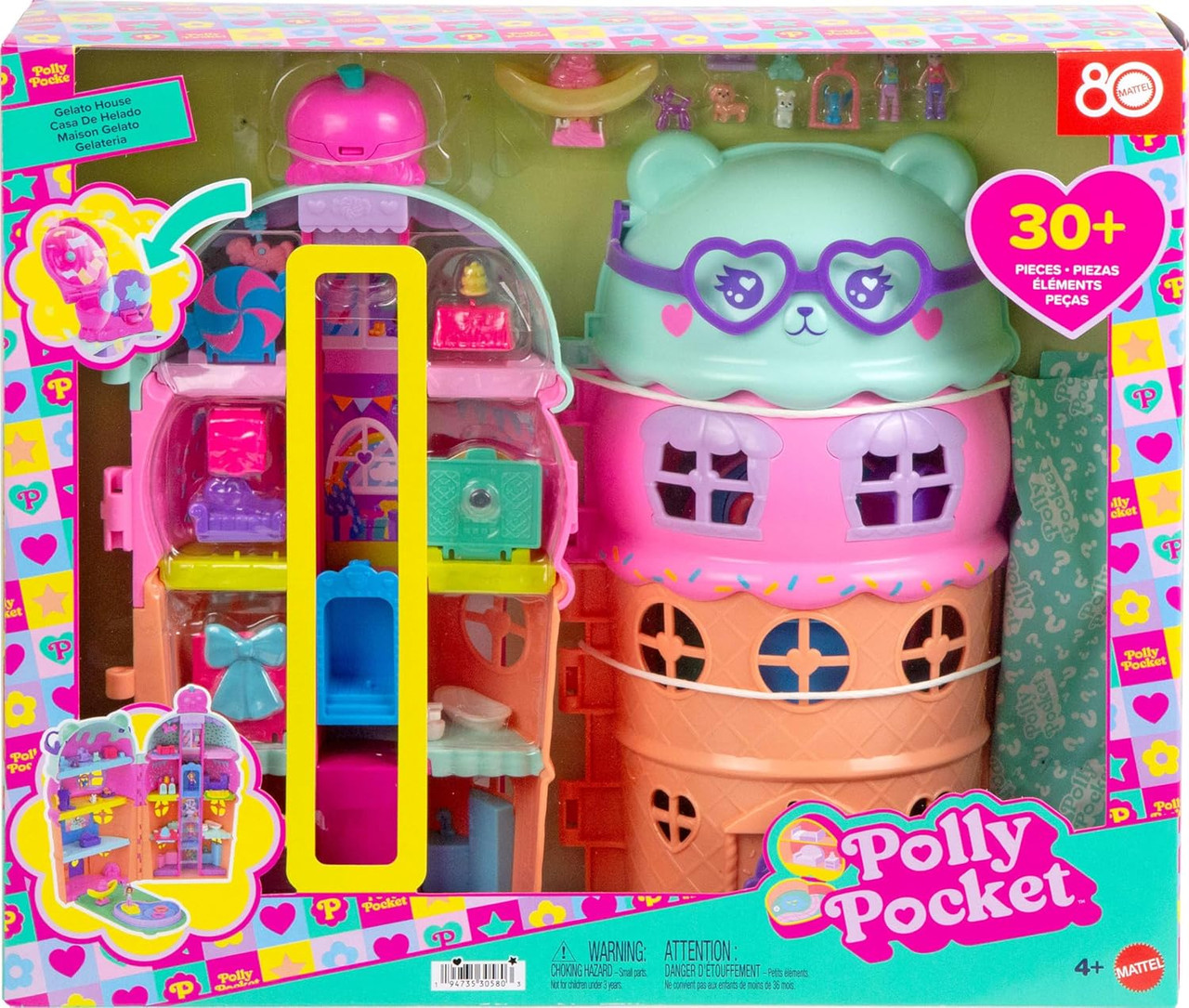 Polly Pocket Large Gelato House Compact Polly Pocket Large Gelato House Compact