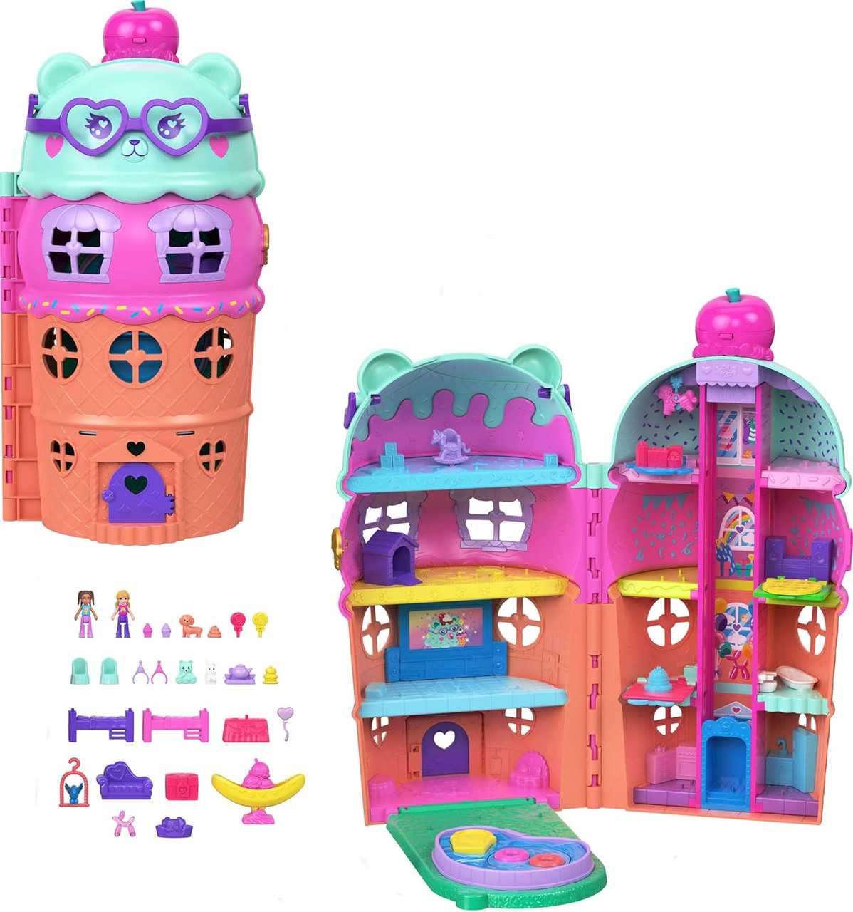 Polly Pocket Large Gelato House Compact Polly Pocket Large Gelato House Compact