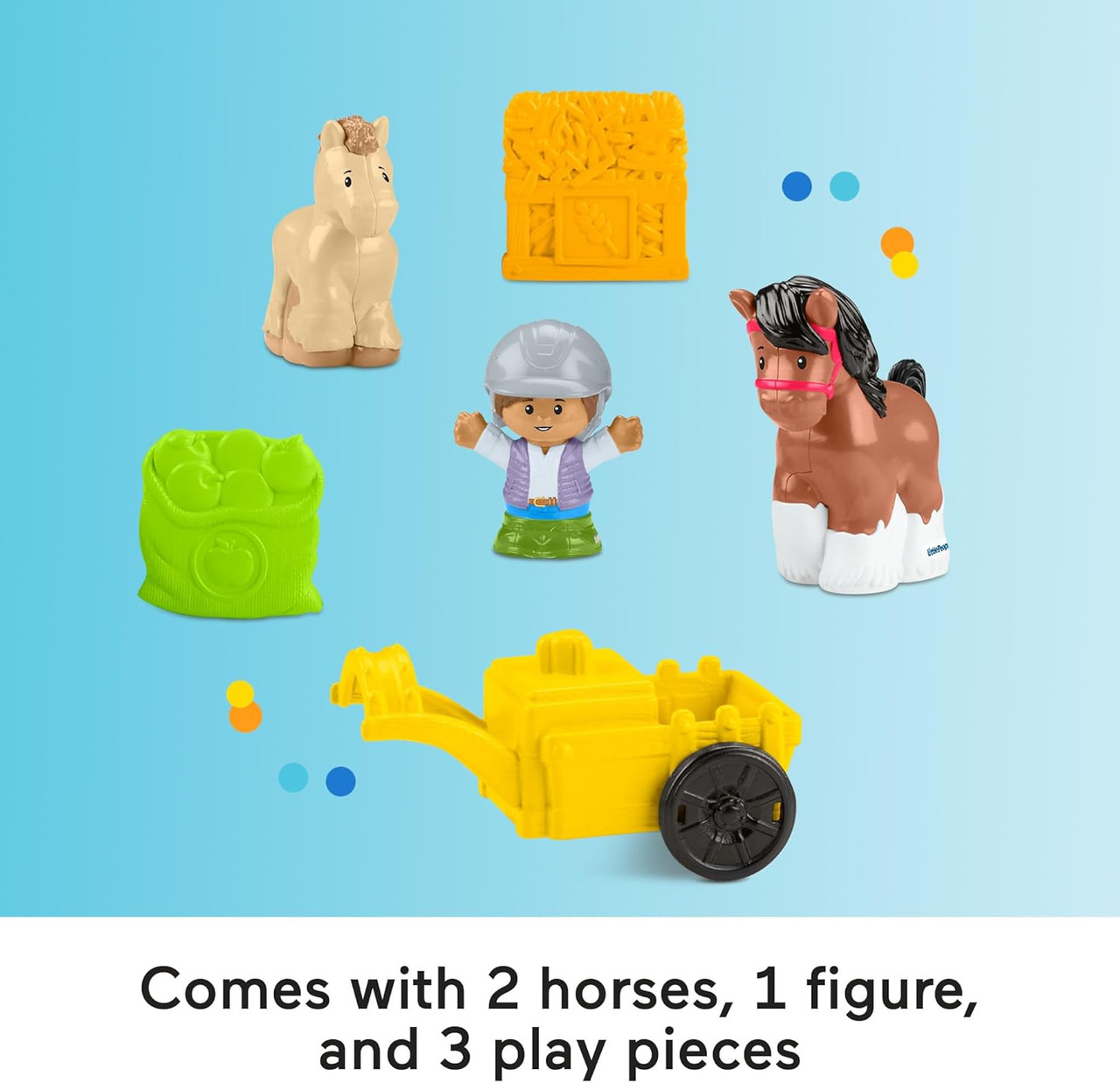 Little People Friendly Horses Stable Playset