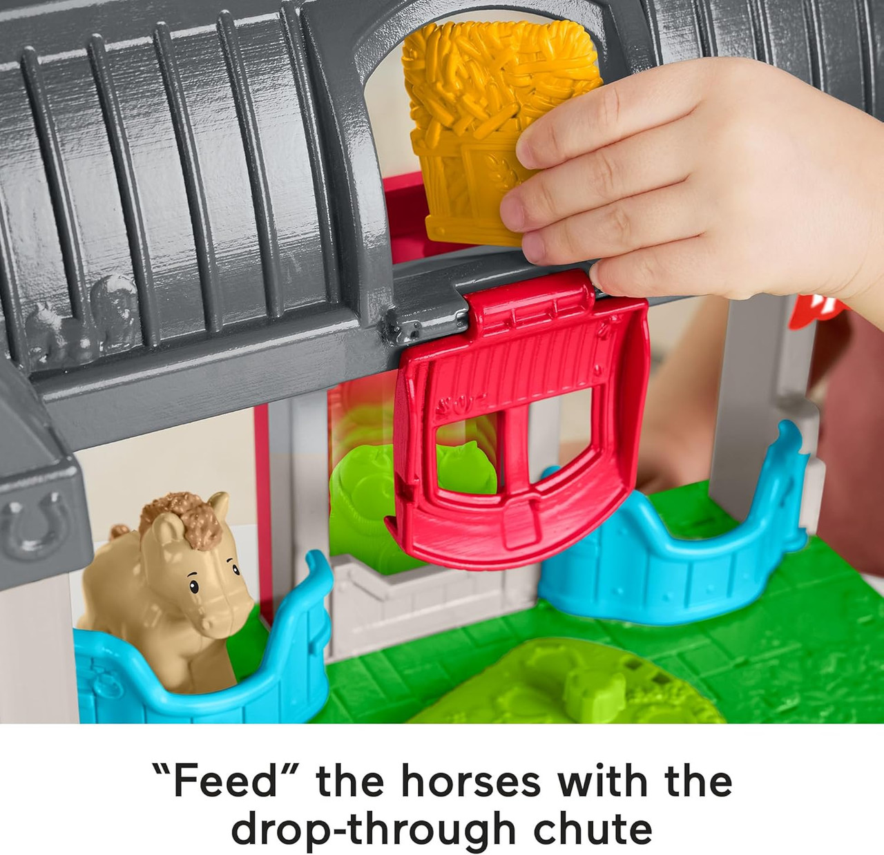 Little People Friendly Horses Stable Playset