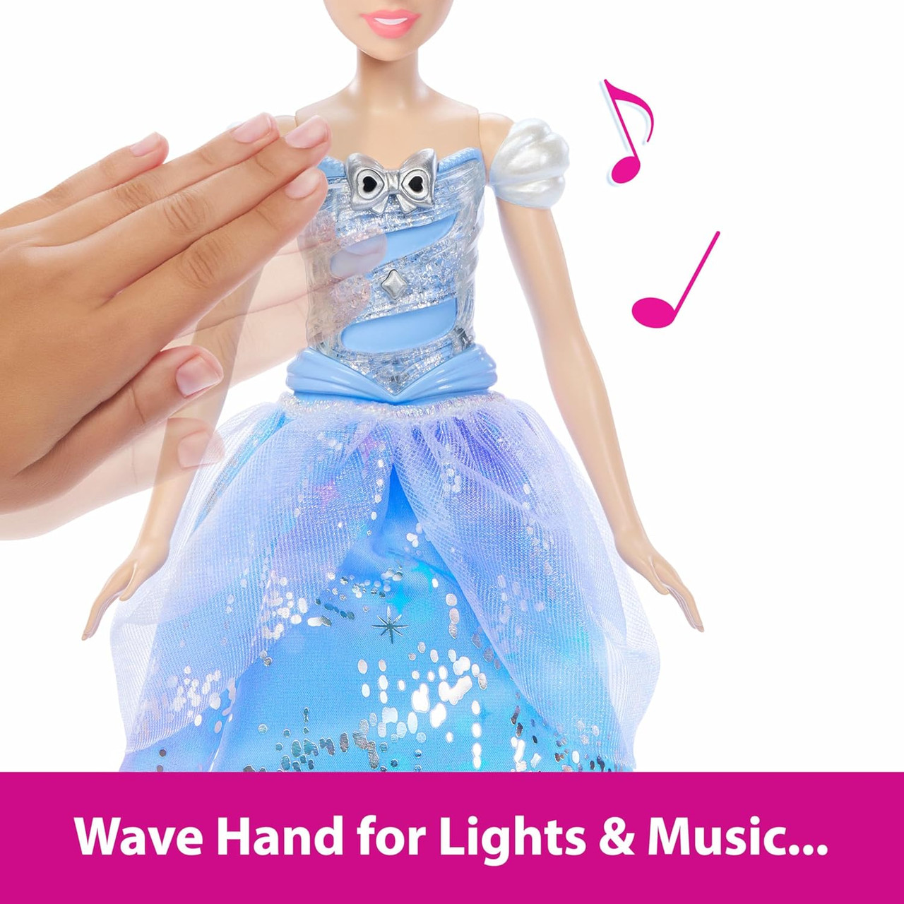 Disney Princess Cinderella Light-Up Dress Fashion Doll