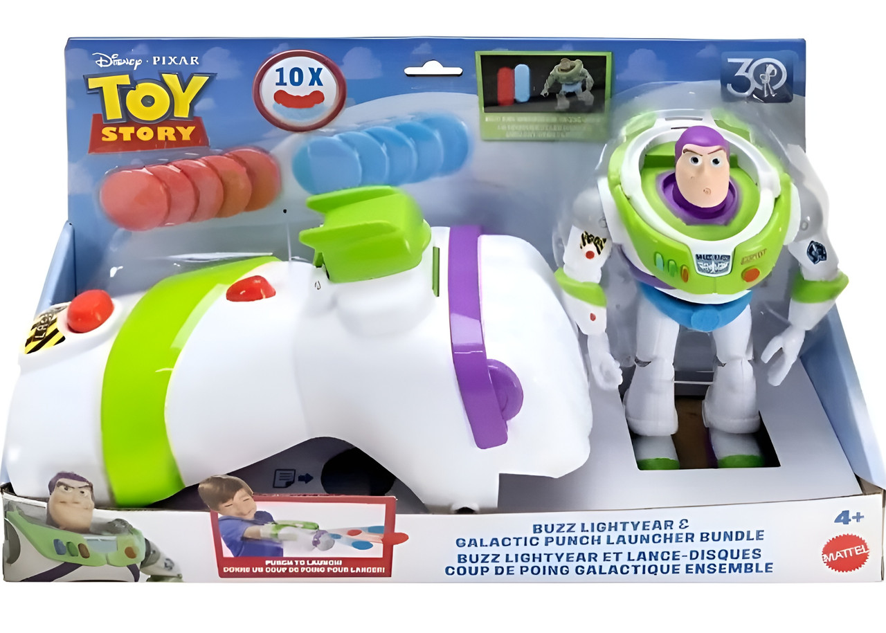 Toy Story Buzz Lightyear Figure & Role Play Disc Blaster