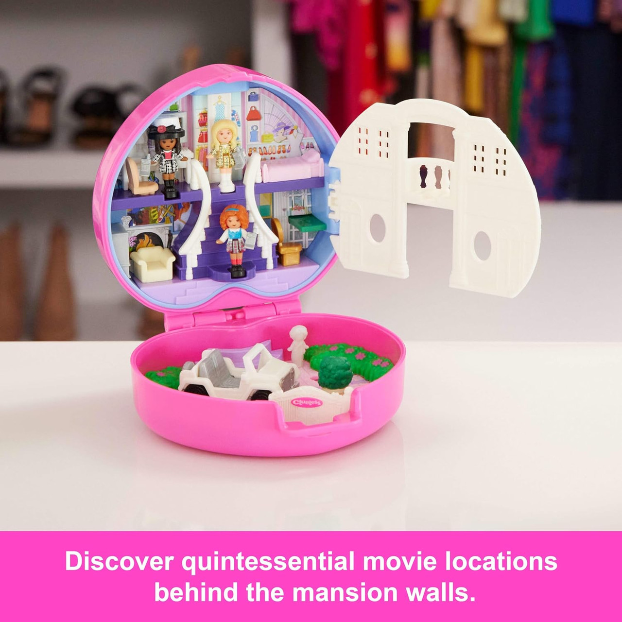 Polly Pocket Micro Dolls And Playset Collector Clueless Compact Polly Pocket Micro Dolls And Playset Collector Clueless Compact