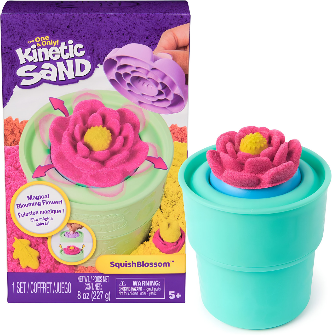Kinetic Sand Squish Blossom Playset